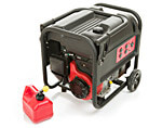Add fuel only when the generator is turned off and has cooled.